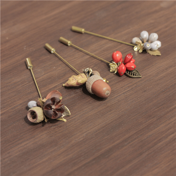 果實別針衣帽針